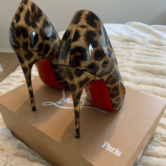 Christian Louboutin Shoes - Christian Louboutin So Kate Leopard Print 120